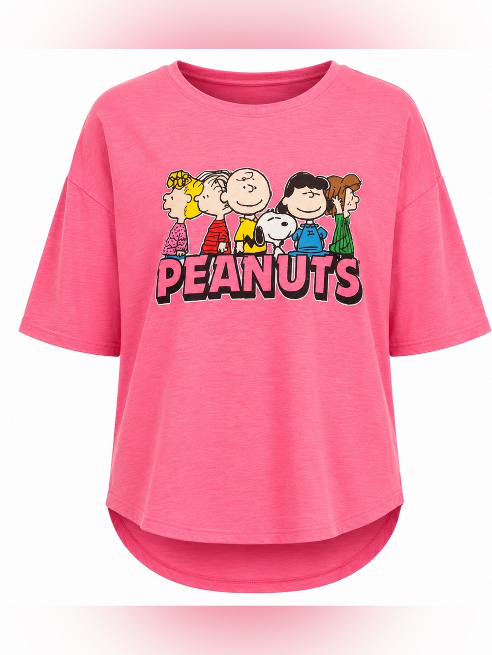 Peanuts Pink Graphic Tee